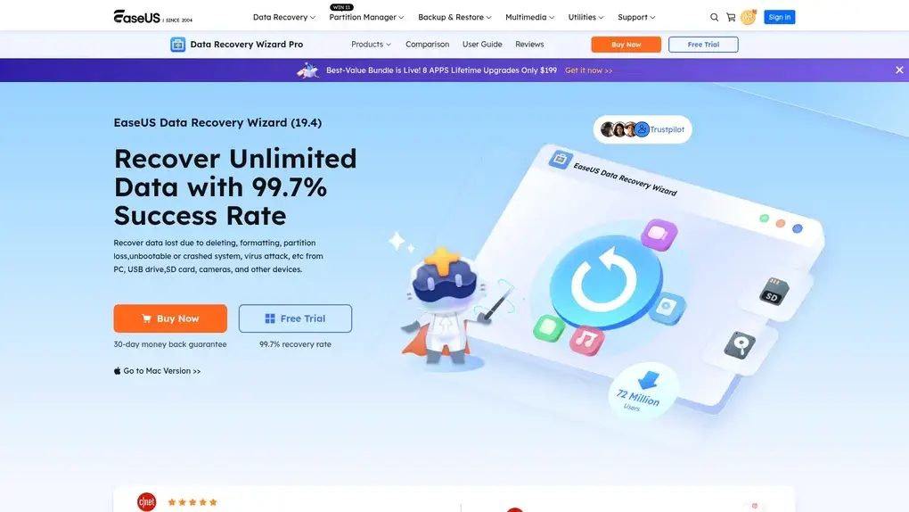 EaseUS Data Recovery Wizard screenshot