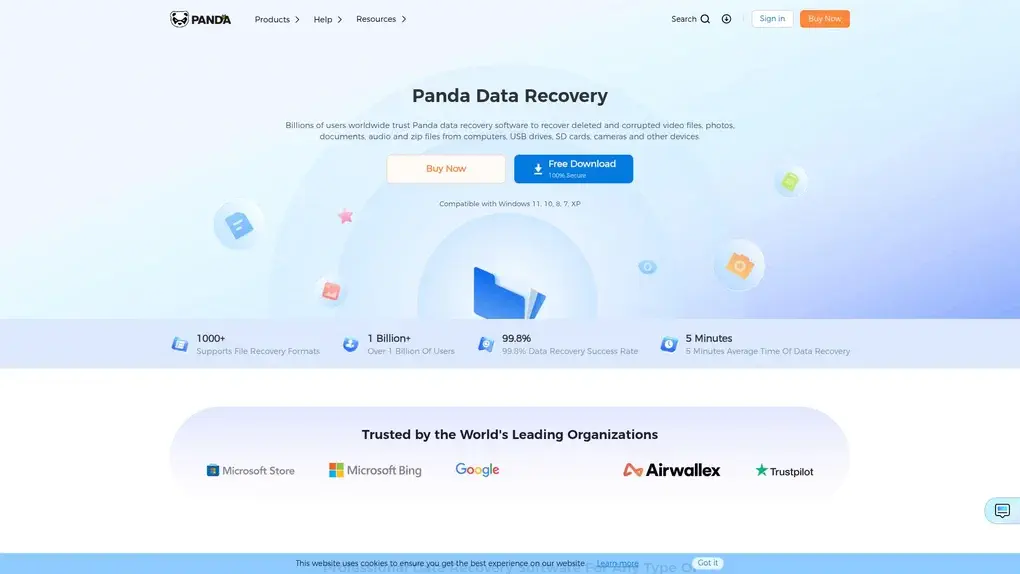 Panda Data Recovery screenshot
